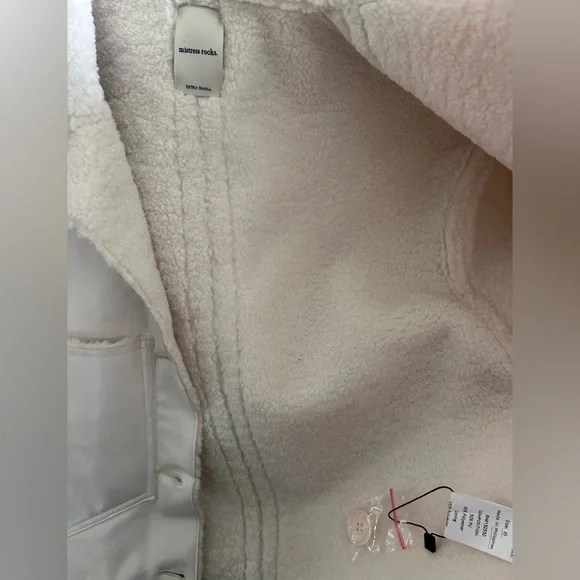 Mistress Rocks Cream Cropped Jacket - Picture 4 of 6